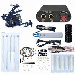 High Quality Complete Tattoo Kit for Beginners Power Supply & Needles Guns Set Small Configuration Machine Beauty Sets2841251L