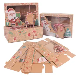 FRIGG 12/24pcs Christmas Candy Box Christmas Decor For Home Merry Christmas Ornament Xmas Gifts Natal Happy New Year 2021 201127