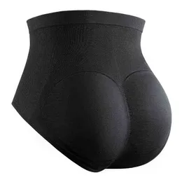 Kobiety Bezszwowe Shapewear Waist Trener Body Shaper Butt Lifter Padded Butt Hip Enhancer Krótkie majtki Bielizna Tummy Control Y220311