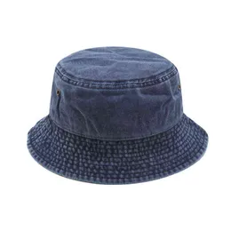 Ny mode sommar reversibel hink hatt kvinnor bomull solskydd fiskare mössa panama hatt bob gorro pescador anpassad y220301