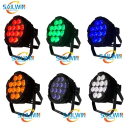 Hot Sale 12x18w 6in1 Rgbaw UV IP65 Vattentät Batteridriven DJ-scen LED PAR Light Outdoor Event Lighting App Telefonkontroll