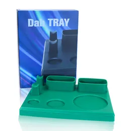 Plastic Multifunctional Cigarette Dab Tray for Container Wax Swabs Grinder Sliding Rolling Trays Tobacco Roll Tin Plate Storage Smoking Dish Herb Display Tool DHL