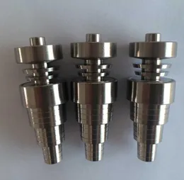 2022 Novo Universal Universal Universal Titanium Nails Prego de Cerâmica 10mm 14mm 18.8mm Masculino Femal GR2 Ajustável para Plantas Bongs Tubos Dab Rigs