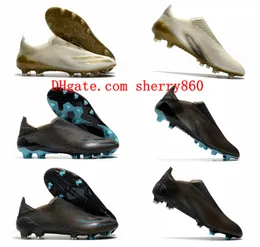 2021 Fotbollskor Kvalitet Ankomst Mens X Ghosted FG AG Cleats Football Boots High Ankel de Futbol