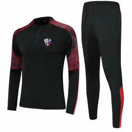 SD HUESCA Kids Size 4xs do 2xl Proszek dresowy ustawił męskie garnitury sportowe na świeżym powietrzu Kurtki Kurtki Spant Sportswear Suit