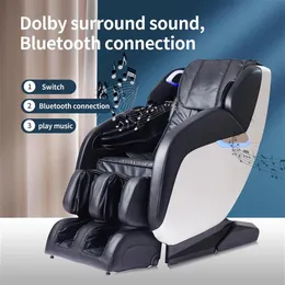 US Stock SL type pulley guide -durable leather-3D motor-massage manipulator-Space Saver Design- Track Sliding Zero Gravity Multifunction Massage a54
