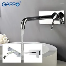 حوض الحمام صنبور الحمام Gappo Basin Faucet Griferia جدار خلاط النحاس النحاس الصنب