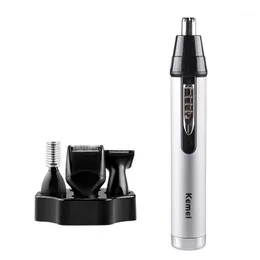 Kemei KM6650 Nose Hair Trimmer 4In1 Electric Ear Trimmer Män Rakapparat Uppladdningsbar Hårborttagning Ögonbryn Trimer Nose Warmer 31