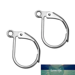 30pcs Stainless Steel French Earring Hooks Clasps Settings Base Settings for DIY Earrings Ear Jewelry Accessories Components