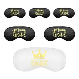 8 Styles Gold Team Bride Sleep Mask Bridesmaid Present Bachelorette to Party Wedding Bridal Shower Decor Dekoration Y201020