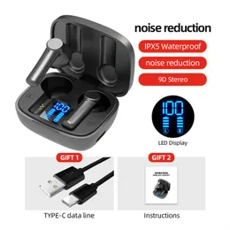 New LB-8 TWS Blue-tooth Wireless Earphone Sports Waterproof Gaming Earpod Touch Stereo Headset With Mic