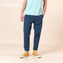 SIMWOOD primavera estate nuovi pantaloni alla caviglia moda uomo comodi pantaloni larghi affusolati marchio di abbigliamento SJ130429 201110