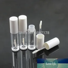 Makijaż Puste probówki Lip Gloss Clear Cosmetic Containers 5ml Puste Plastikowe Mini Lip Rurki Kontenery Moda Lipstick Fajna