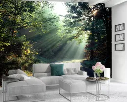 Landscape 3d Wallpaper Modern Mural 3d Wallpaper Beautiful Forest Trail Living Room Bedroom Wallcovering HD 3d Wallpaper