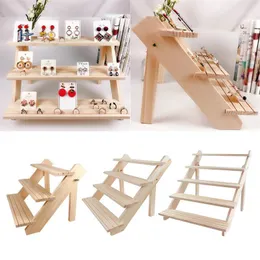 Wooden Ear Stud Holder Earring Stand Display Rack Luxury Jewelry Stand  Display Holder Rack Tower