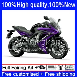 Kropp för Honda CBR 650 F CBR650 F CBR-650 CBR-650F 53HM.53 CBR650F 11 12 13 14 15 16 CBR 650F 2011 2012 Hot Purple 2013 2014 2015 Fairing