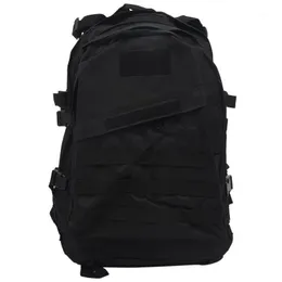 Zaino Outdoor 40L 600D Zaino in tessuto Oxford impermeabile Borsa ACU Camouflage Sport Viaggio Escursionismo Nero1