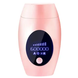 Professional IPL Hair Removal Device with LCD Display - Pain-Free Permanent Hair Remover for Women - 600000 Flashes, Pink, US Plug