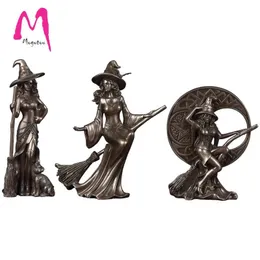 [MGT] Europe and the United States retro creative modern minimalist home accessories personality witch craft ornaments statue 201125