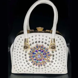 Axelväskor diamant damer lyx läder handväska kvinnor väska 2021 koppling crossbody for sac a main femme