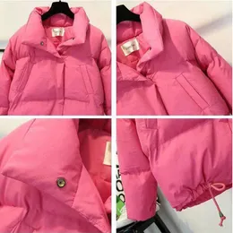 Giacca corta da donna Stand Zipper Parka 2020 Giacca invernale Cappotto Moda Autunno Solido Caldo Casual imbottito Parka Cappotto femminile Donna LJ200825