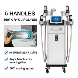 Innovative cryolipolysis 5 Cryo Handles Fat Freezing cryolipo lysis Liposuction machine body freeze equipment weight Loss Fast