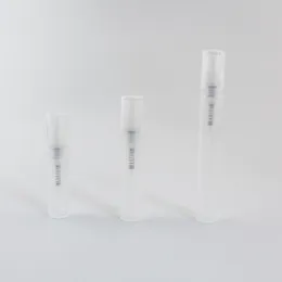 2ML 3ML 6ML صغيرة الحجم شفافة زجاجة عطر البلاستيك مع الجميلة الضباب البخاخ الجملة رذاذ مضخة عينات فيال 100PCS / LOT