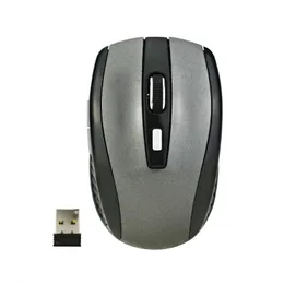 Mouse ottico wireless USB da 2,4 GHz Ricevitore USB Mouse Smart Sleep Mouse a risparmio energetico per computer Tablet PC Laptop Desktop con scatola bianca