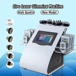 Nowa maszyna do odchudzka 40K Ultrasonic Liposuction Cavitation 8 Pads Laser Vacuum RF Skin Care Salon Spa Spa Utwór