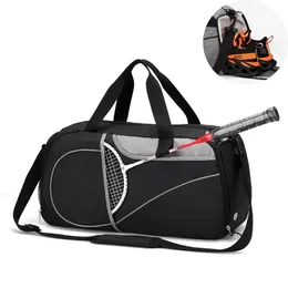 Kobiety Sports Siłownia Torba dla Treningu Fitness Wodoodporna Składana Torebka Yoga Sac de Sport Racquet Torebka z komorą do obuwia Q0705