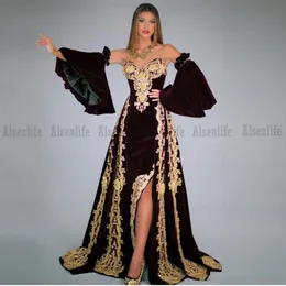 전통적인 코소보 알바니아 이브닝 드레스 이동식 슬리브 아플리케 파티 드레스 로브 데 소리 드 마리지