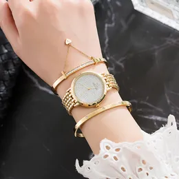 Zonmfei العلامة التجارية مشاهدة رائعة Frosted Sky Star Band Women Watch Watch Set Set Diamond Bracelet Combination 3 قطع مجموعات 205e