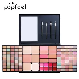 12 nyanser Ögonskugga Blush Face Foundation Inställningspulver i 1 Makeup Eye Shadow Palette Kit EP112 #