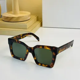 Sun Glasses Summer Womens Sunglasses Square Frame for Box Box Retro Plate Men Eyeglasses anti-ultraviolet 6 اختياري مع صندوق البيع بالتجزئة والحالة