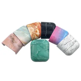 Capa protetora da bolsa CORERA MARBLE Designer Airpods Capas Acessórios para Airpods Pro 1 2 3 Fones de ouvido Bluetooth sem fio