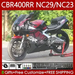 Honda Stock Red NC23 CBR400RR CBR400 RR 88-99 Body 66No.162 NC29 CBR 400 RR CC 1994 1995 1999 1998 1999 400CC CBR 400RR 94 95 96 97 98 99 OEM 페어링 키트