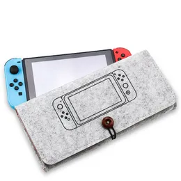 Sacchetto di stoccaggio del feltro portatile per il custodia del custodia della cassa del gioco della cassa del gioco della cassa del gioco per la console NStendo Switch NS