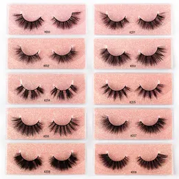 Natural espesso 3D falso chicote feitos artesanais luzes artesanais cílios falsos acessório de maquiagem para olhos Eyelash Extensions 10 modelos DHL