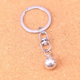 Fashion Keychain 15*11*11mm 3D Basketballh￤ngen Diy Jewel Car Key Chain Ring Holder Souvenir f￶r g￥va