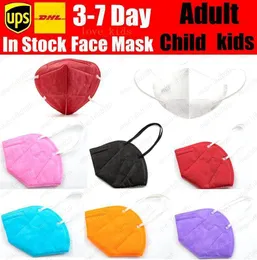 Multi-color dust-proof 5layer thermal protection dust-proof breathable high-efficiency filter mask Free shipping