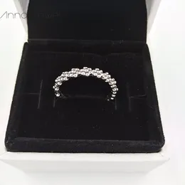 Quente charme jóias fazendo casamento boho estilo acoplamento abstrato elegância flores pandora anéis para mulheres homens casal anel de dedo sets aniversário presentes dos namorados