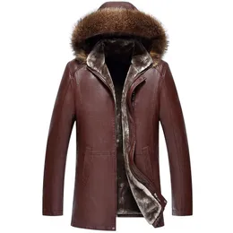 Mens Genuine Sheep Leather Natural Coat Winter Parka Real Fur Jackets Long Plush Thick Oversize Sheepskin For Man