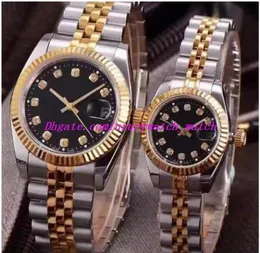 Luxury Watch Mens Womens Lovers Couples Style 28mm/36mm Classic Movimento Automático Mecânica Lady Watches com caixa