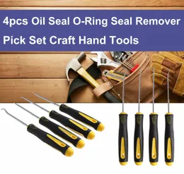 Ny 4PCS Set Slitstark Car Hook Oil Seal ORING Seal Remover Pick Set Craft Hand Tools Gratis Ny Ankomst