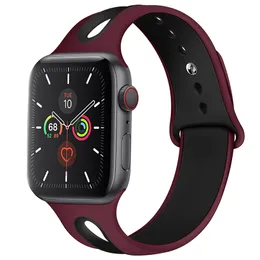 Watch Band For Apple Watch Band 42mm 38mm 44mm 40mm Strap Silicone Iwatch Bands For Apple Watch Series654321 SE 810037641158