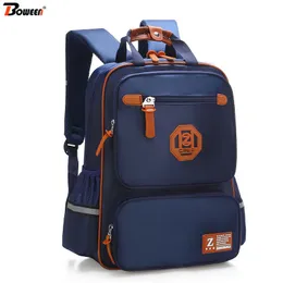 Ragazzi Borse da scuola per ragazze Zaini ortopedici della scuola primaria Bambino Zaino in nylon impermeabile Bambini Bookbags Solido grande capacità LJ201225