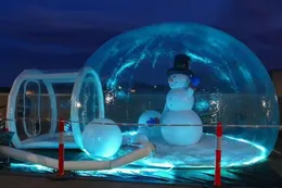 2020 Горячий надувной пузырьковый дерево надувной надувной пузырьковый купол House House Teging Tent прозрачный пузырь-отель с вентилятором Igloo Tent