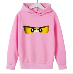 Menino Hoodie Outono Inverno Kid Miúdo Legoes Ninjago Suéter Algodão Top Menina de Manga Longa Pullover Crianças 5-14y Roupas de Hip Hop