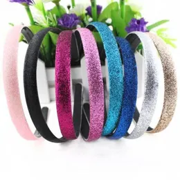 Fashion Lady Girls Glitter Bling Headbands Sparkling Hoop Hair Leather Plastic Shining Shiny Hair Band Hair Band Accessories 2021