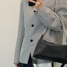 HBP axelväska handväska baguette messenger väska handväska kvinna väskor ny designer väska hög kvalitet textur mode kedja fin